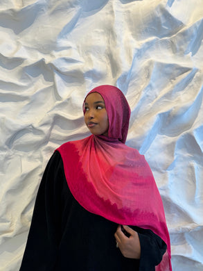 Printed Modal Hijab | Crimson Mirage