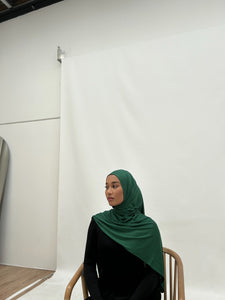 Premium Jersey Hijab | EMERALD