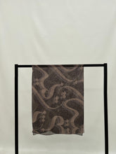 Load image into Gallery viewer, Signature Printed Modal Hijab | NIYYAH [ نية ] calligraphy | Taupe