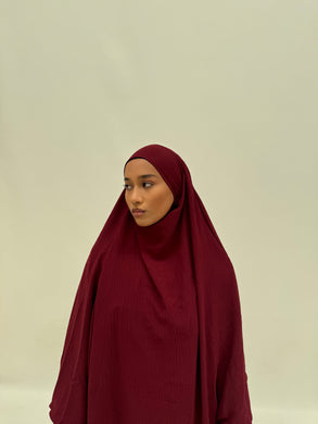 Lana Diamond Khimar | Maroon