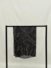 Load image into Gallery viewer, Signature Printed Modal Hijab | NIYYAH [ نية ] calligraphy |Onyx