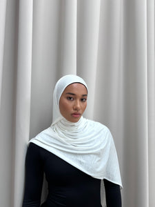 Premium Jersey Hijab | BLANC