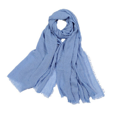 Cotton Crinkle Hijabs // BLEU