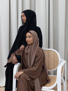 Alaïa closed abaya | Camel