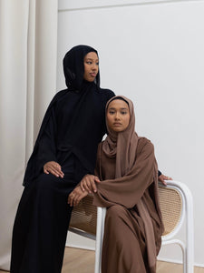 Alaïa closed abaya | Camel