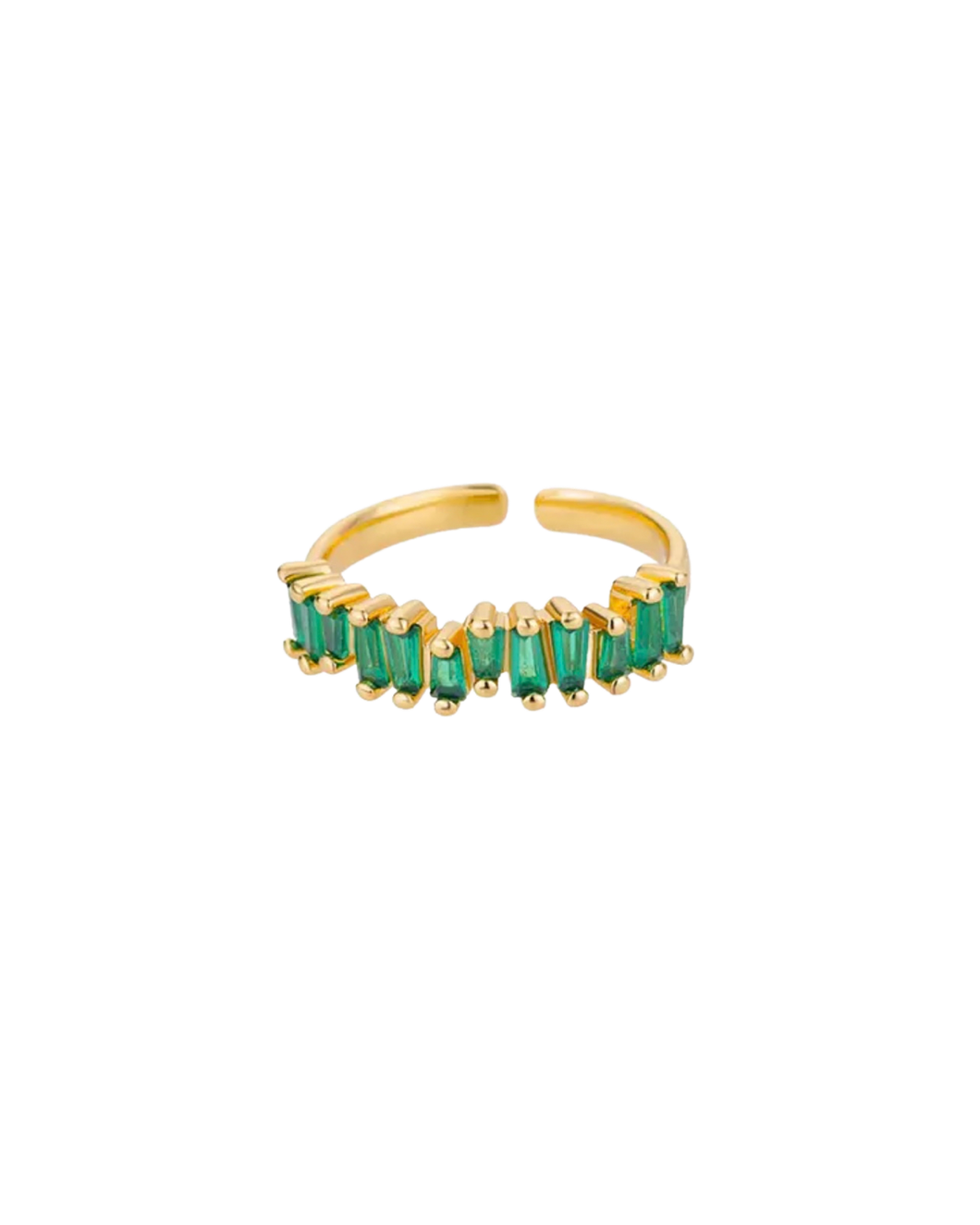 Alaïa ring⁩ | Emerald